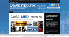 Desktop Screenshot of casa-mediterraneo.es