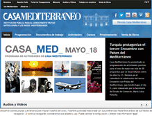 Tablet Screenshot of casa-mediterraneo.es